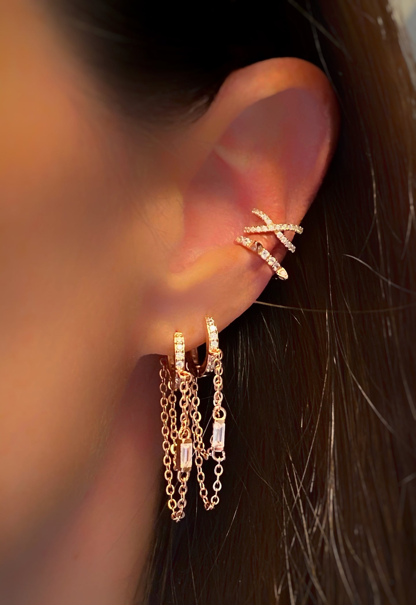 Bague d’oreille Cross