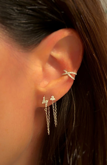 Bague d’oreille Cross